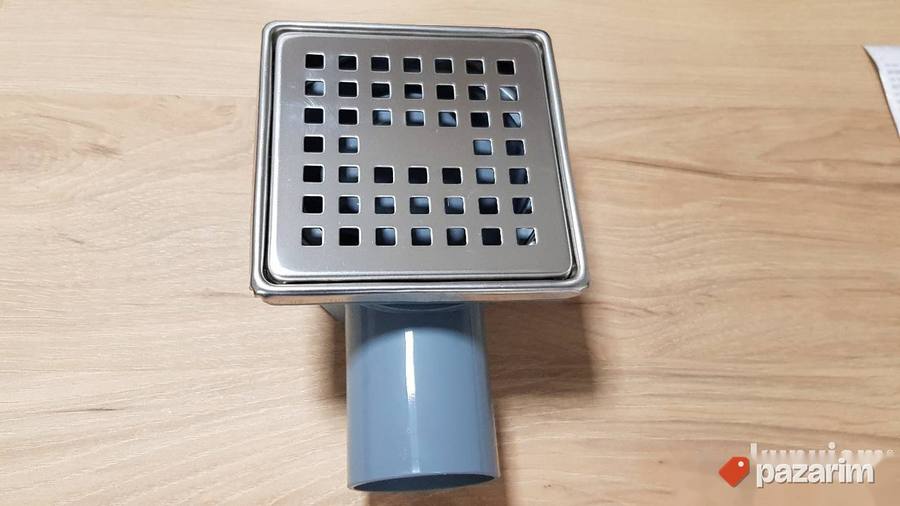 Slivnici 10x10cm Kutija-Pvc ABS Ram-Inox Poklopac-Inox 4