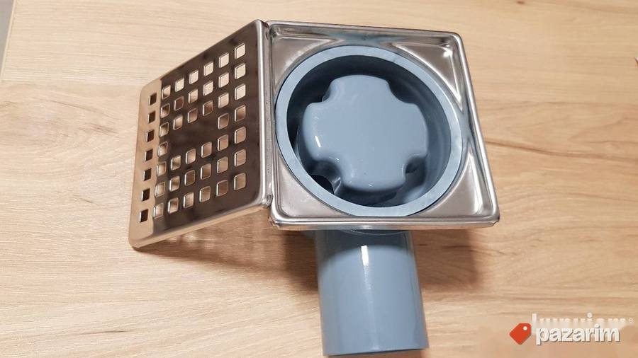 Slivnici 10x10cm Kutija-Pvc ABS Ram-Inox Poklopac-Inox 5
