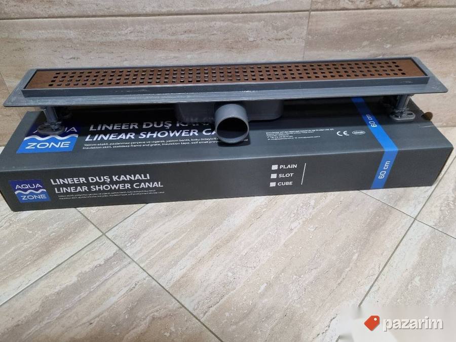 Linearne Tuš kanalice 60cm u bakarnoj boji 2