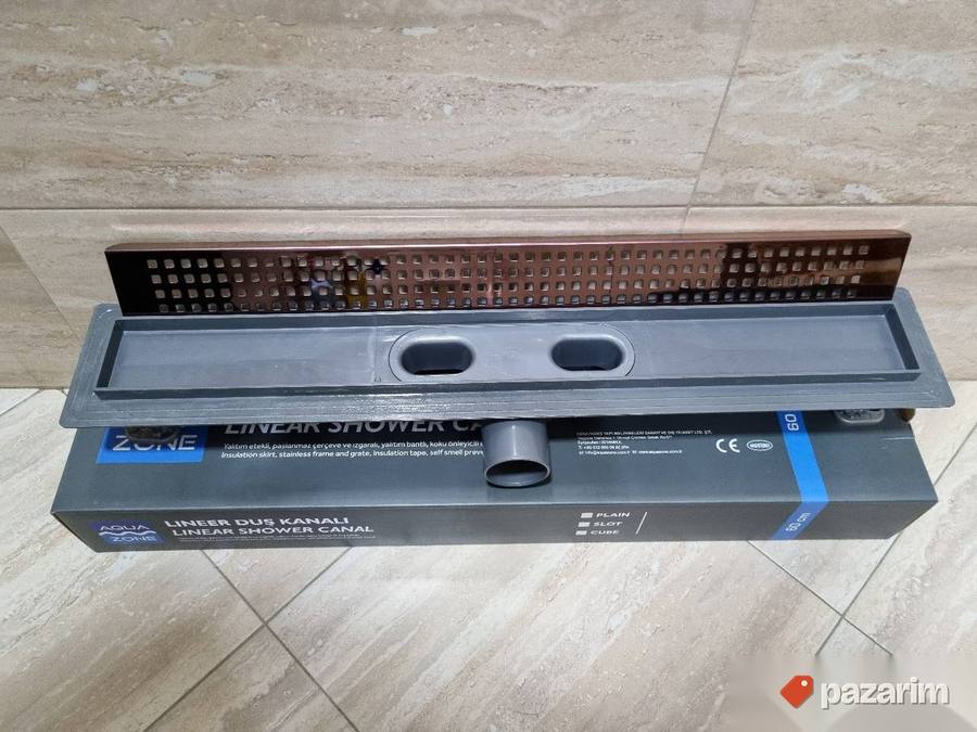 Linearne Tuš kanalice 60cm u bakarnoj boji 3