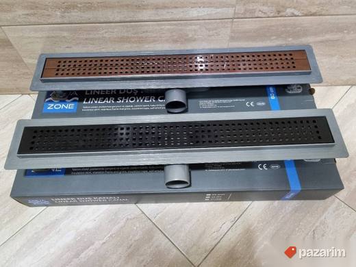 Linearne Tuš kanalice 60cm u crnoj boji