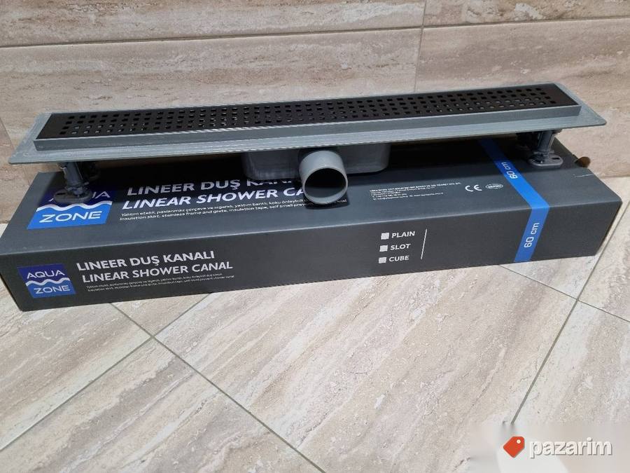 Linearne Tuš kanalice 60cm u crnoj boji 3