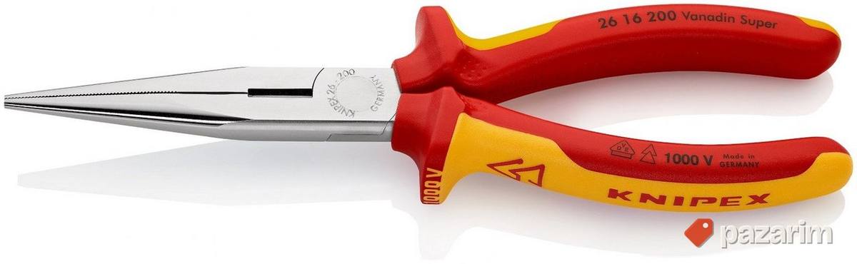 Knipex 26 16 200 Špicasta klešta sa sa bočnim sečenjem izolo 1