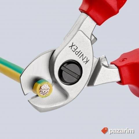 Knipex 95 16 165 Makaze za kablove izolovane, VDE, hromirane