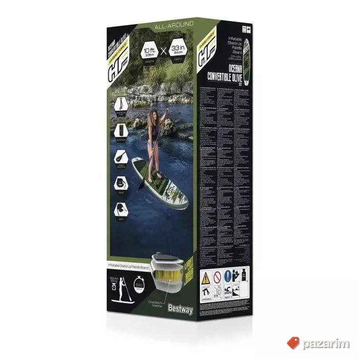 Sup Daska Hydro force Oceana 305x84x12cm 120kg Cinverabile 4