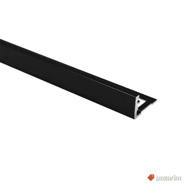 Crna Aluminijumska Lajsna za keramiku 10mm 1