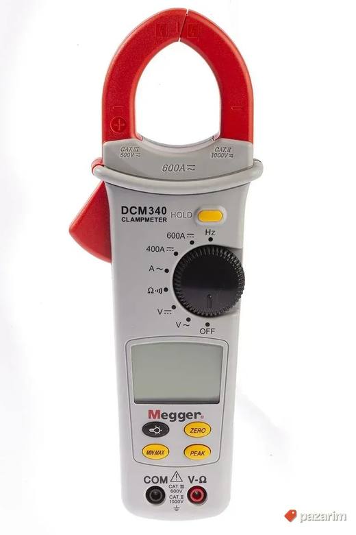 Megger DCM340 Clamp Meter, 600 A 600 A 600 V..