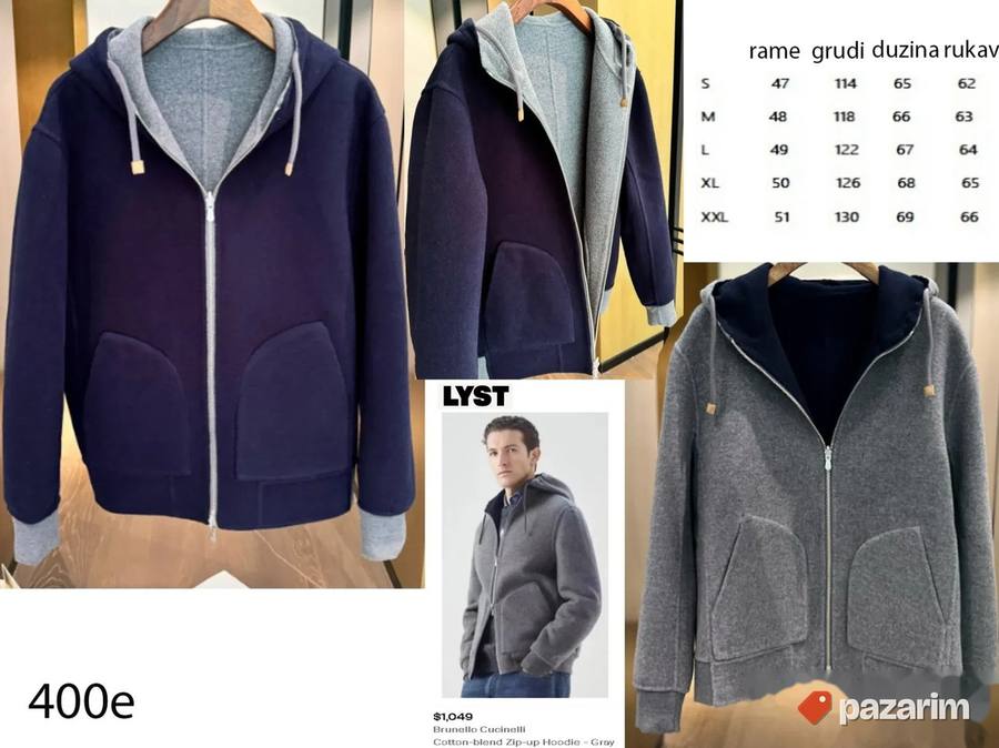 Zegna, MM6.,Cucinelli, vrhunski duksevi,ultra hit 2