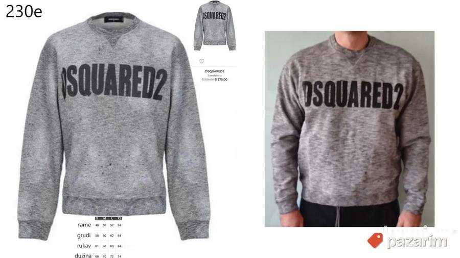 Dsquared,Ch.Hearts, C.Goose, sportski top duksevi, ultra hit 5