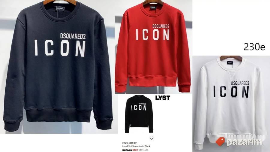 Dsquared,Ch.Hearts, C.Goose, sportski top duksevi, ultra hit 8