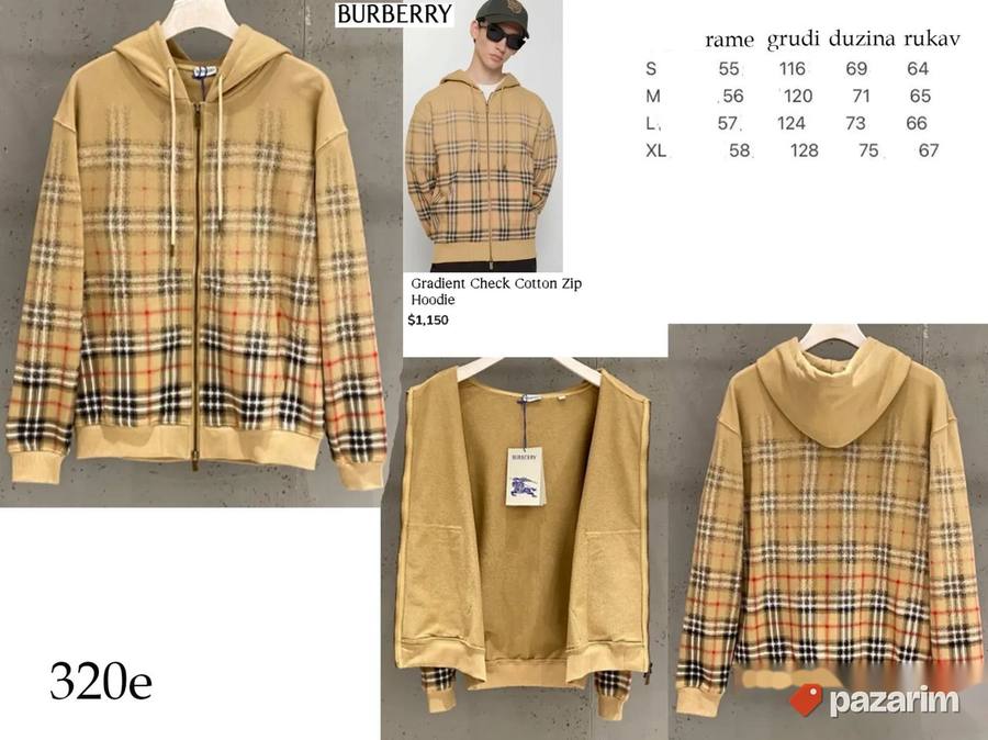 Burberry, top duksevi, ekskluziva 2025-26 2