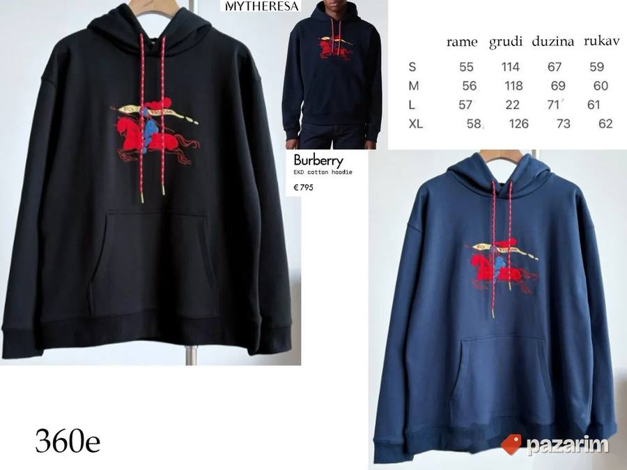 Burberry, top duksevi, ekskluziva 2025-26 4