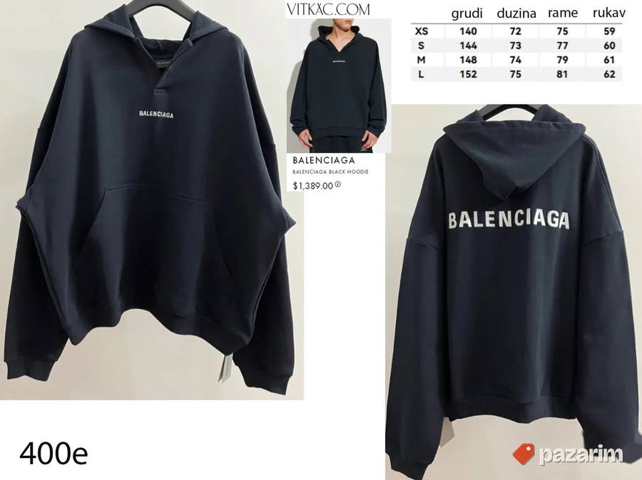 Vrhunski Balenciaga duksevi, mega hit 3