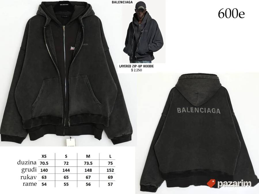 Vrhunski Balenciaga duksevi, mega hit 4