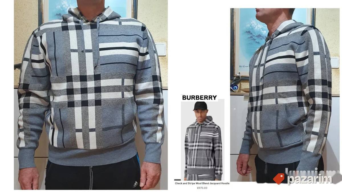 Burberry duks,-dzemper totalni hit, top, vel. M 1