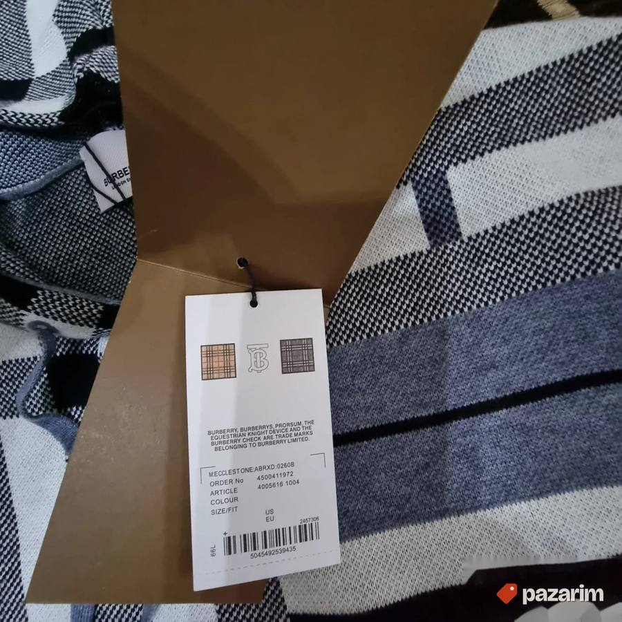 Burberry duks,-dzemper totalni hit, top, vel. M 5