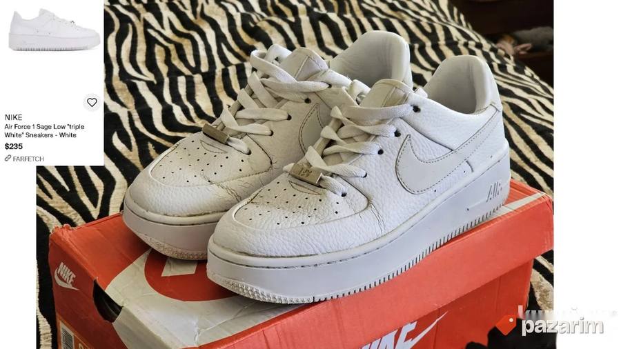 AF1 sage low vrh patike koriscene, vel. 38, Reebok ve. 37 2