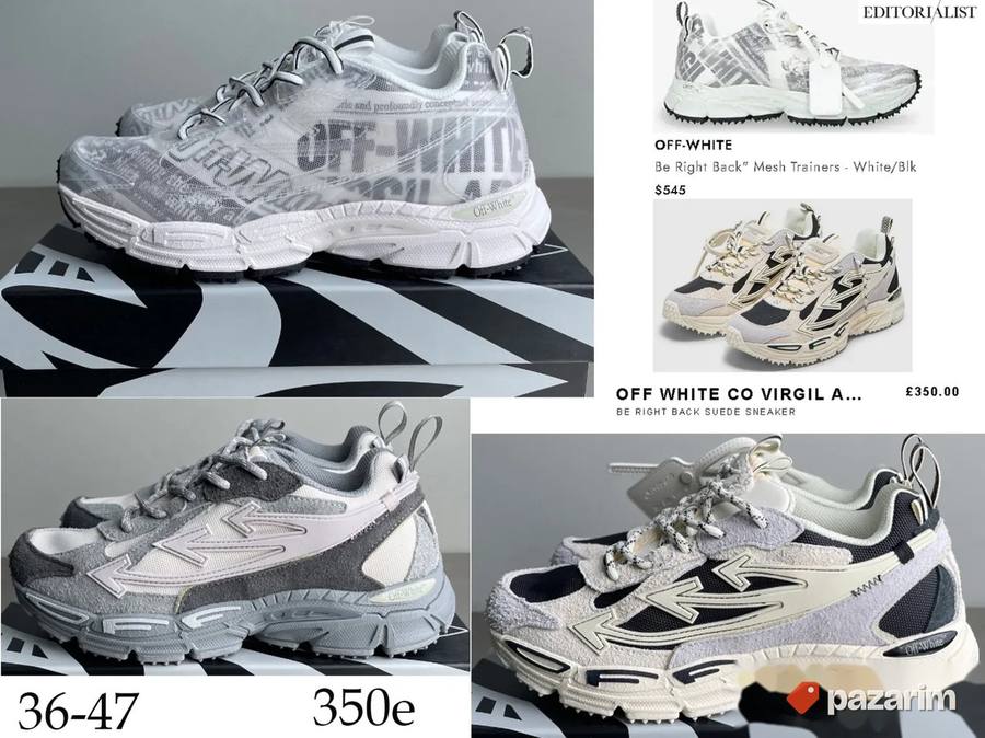 Vrhunski Off White B Right model, hit 3