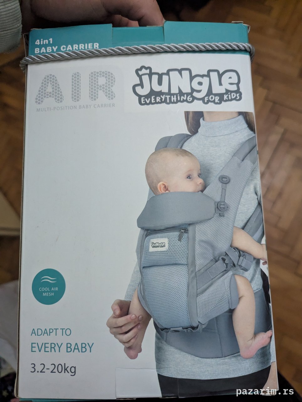 Jungle Air 4u1 kengur nosiljka za bebe 3.2-20 kg 2