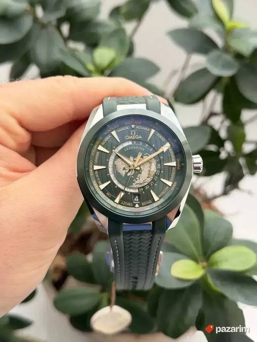 Omega Seamaster Aqua Terra Worldtimer–Green Dial 3 / 2026 g.