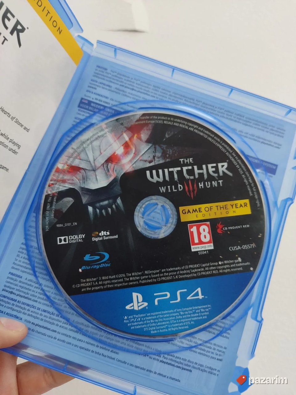 The Witcher wild hunt ps4 disk igra GOTY 2