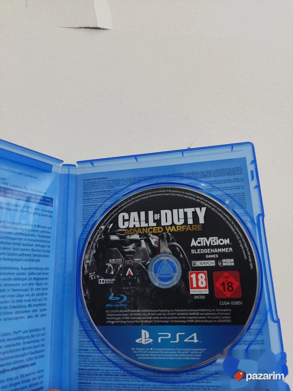 Call of Duty Advanced Warfare ps4 disk 2