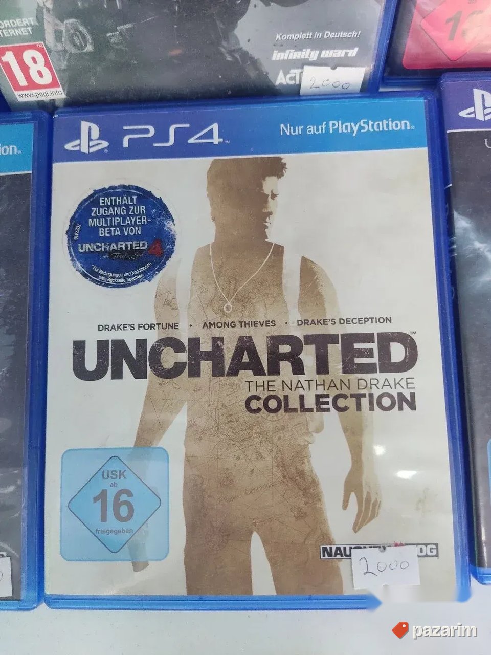 Uncharted Collection 3 igre PS4 disk 1