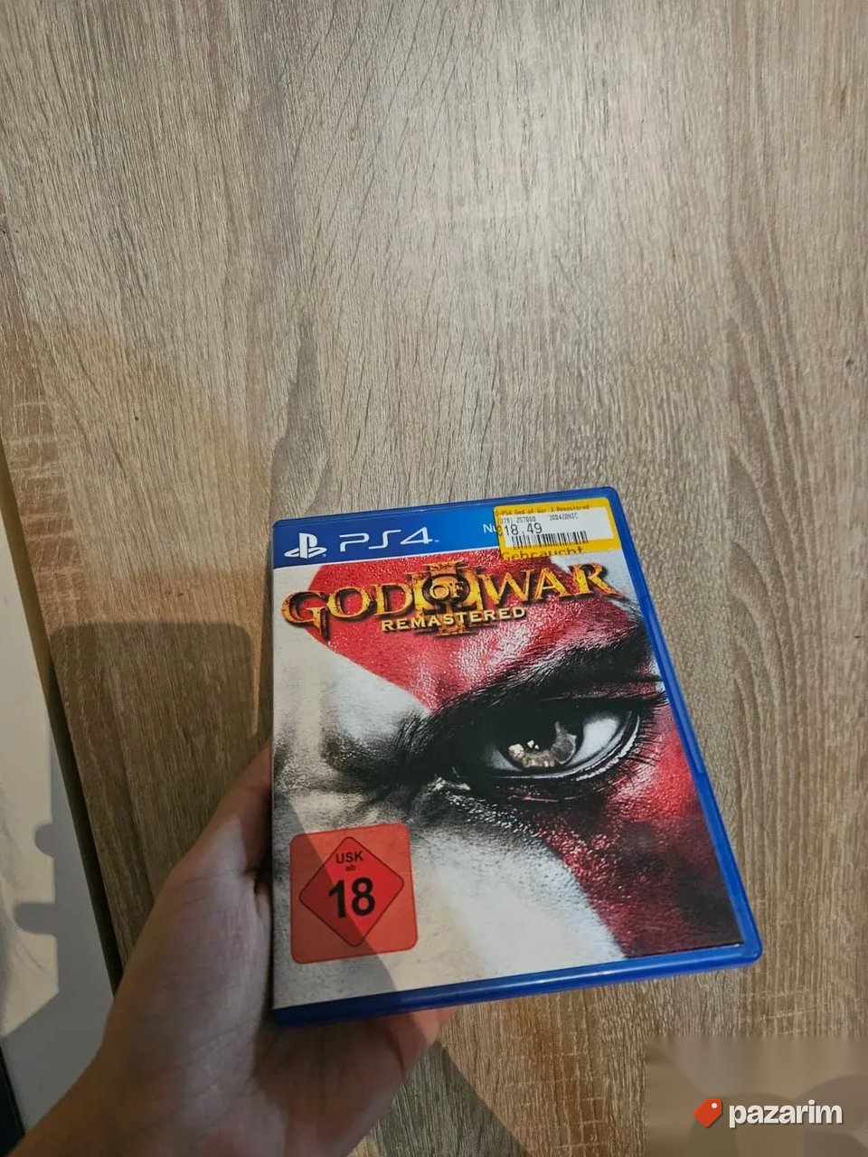 God of war 3 remastered PS4 disk