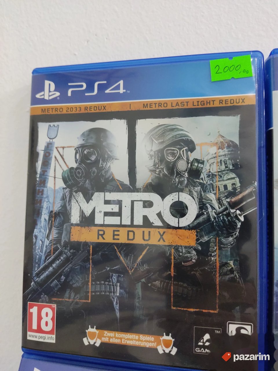 Metro redux PS4 disk