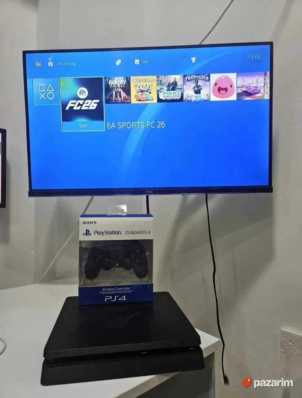PS4 Slim cipovan 20 najnovijih igara GTA 5,FC26, Garancija 3