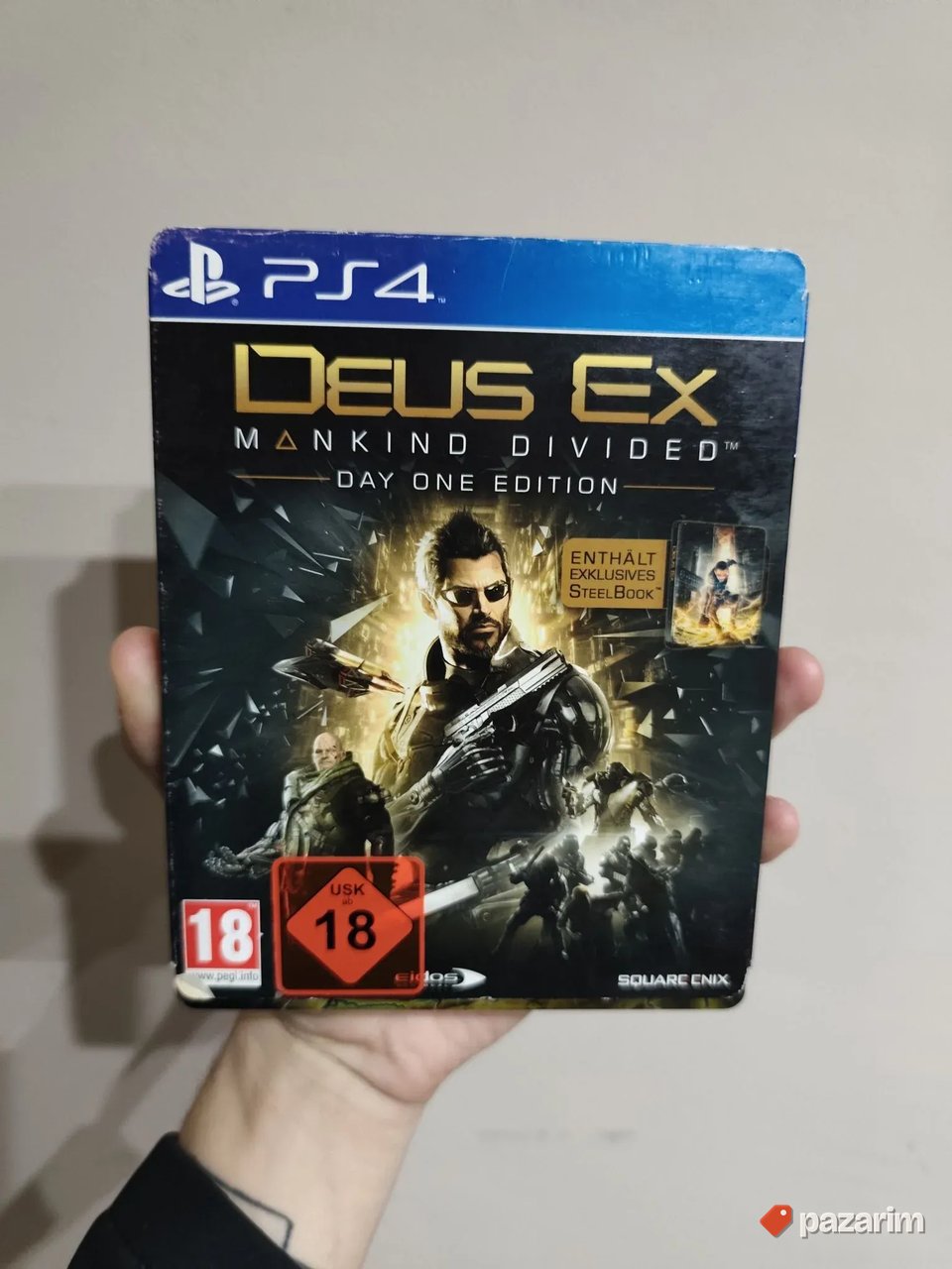 Steelbook Deus Ex Mankind Divided PS4 Disk 2