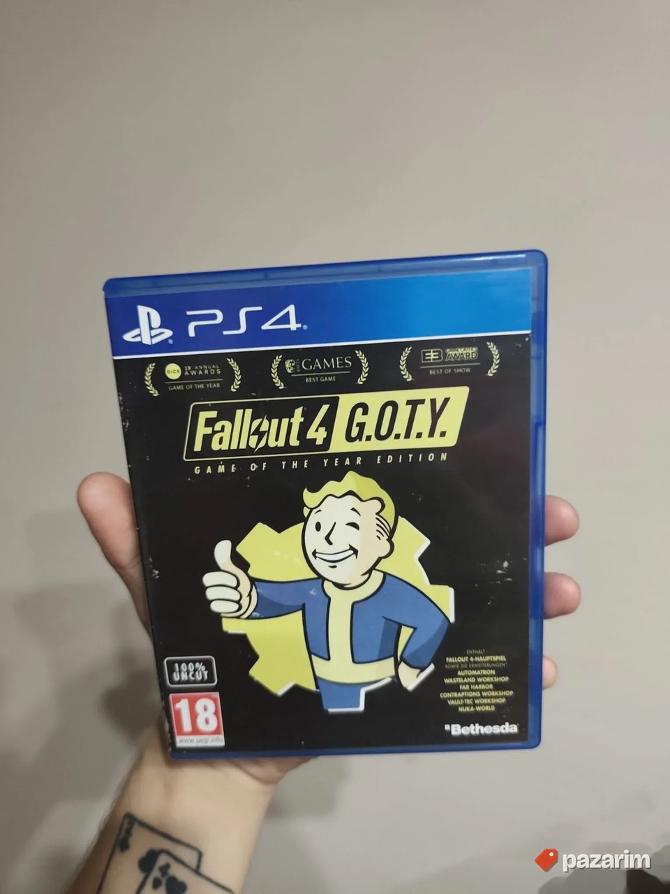 Fallout 4 GOTY ps4 disk