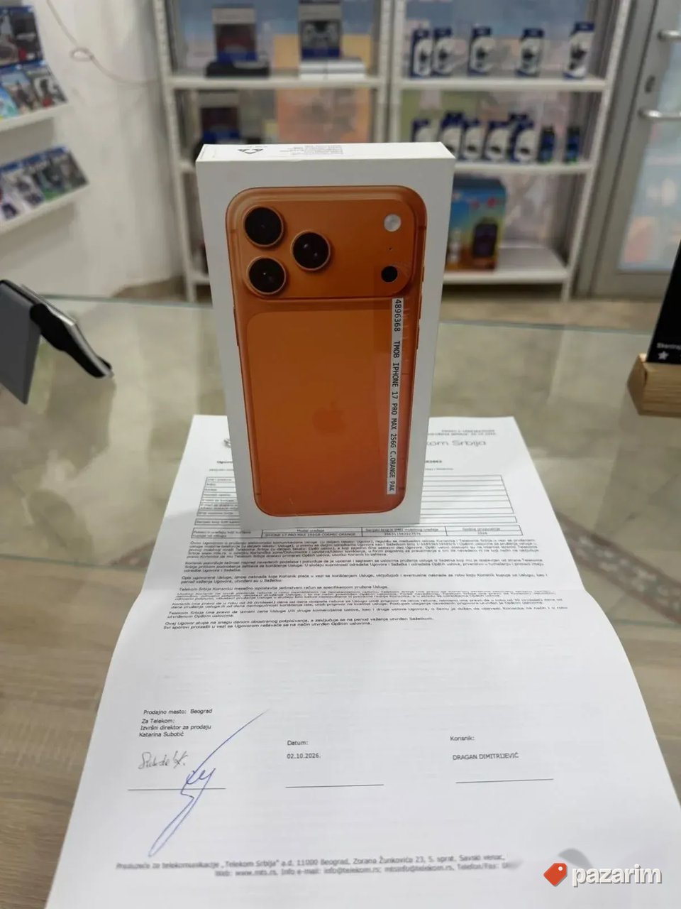 Iphone 17 pro max 256 gb vakum 2 god Garancije 1