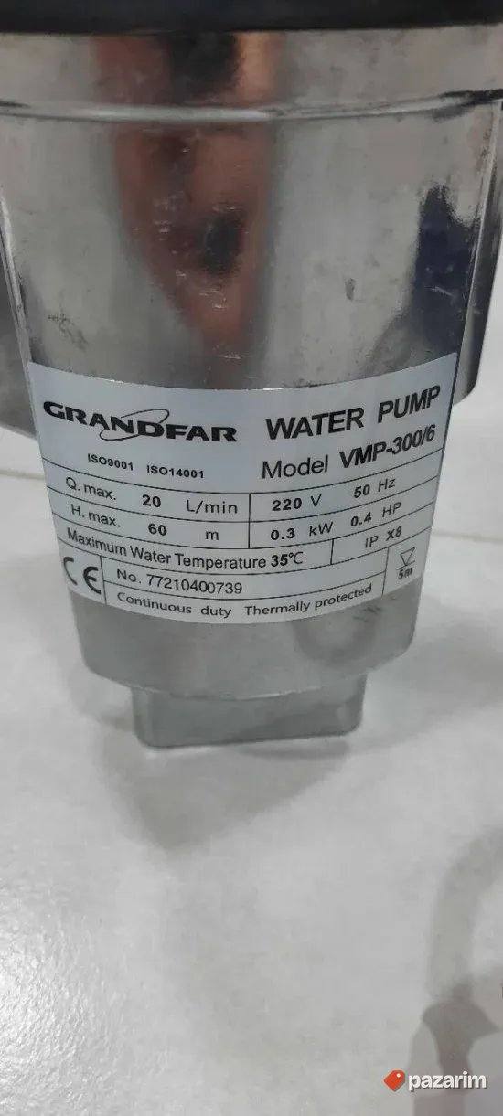 Pumpa za navodnjavanje GRANDFAR potapajuća 0.3 kW 4