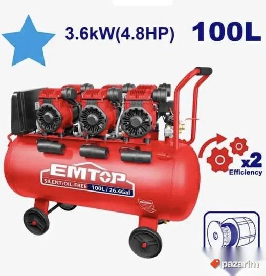 Kompresor besumni 100l - NOVO