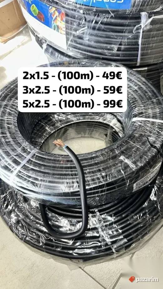 Kablovi licnasti100m - 4 MODELA - NOVO