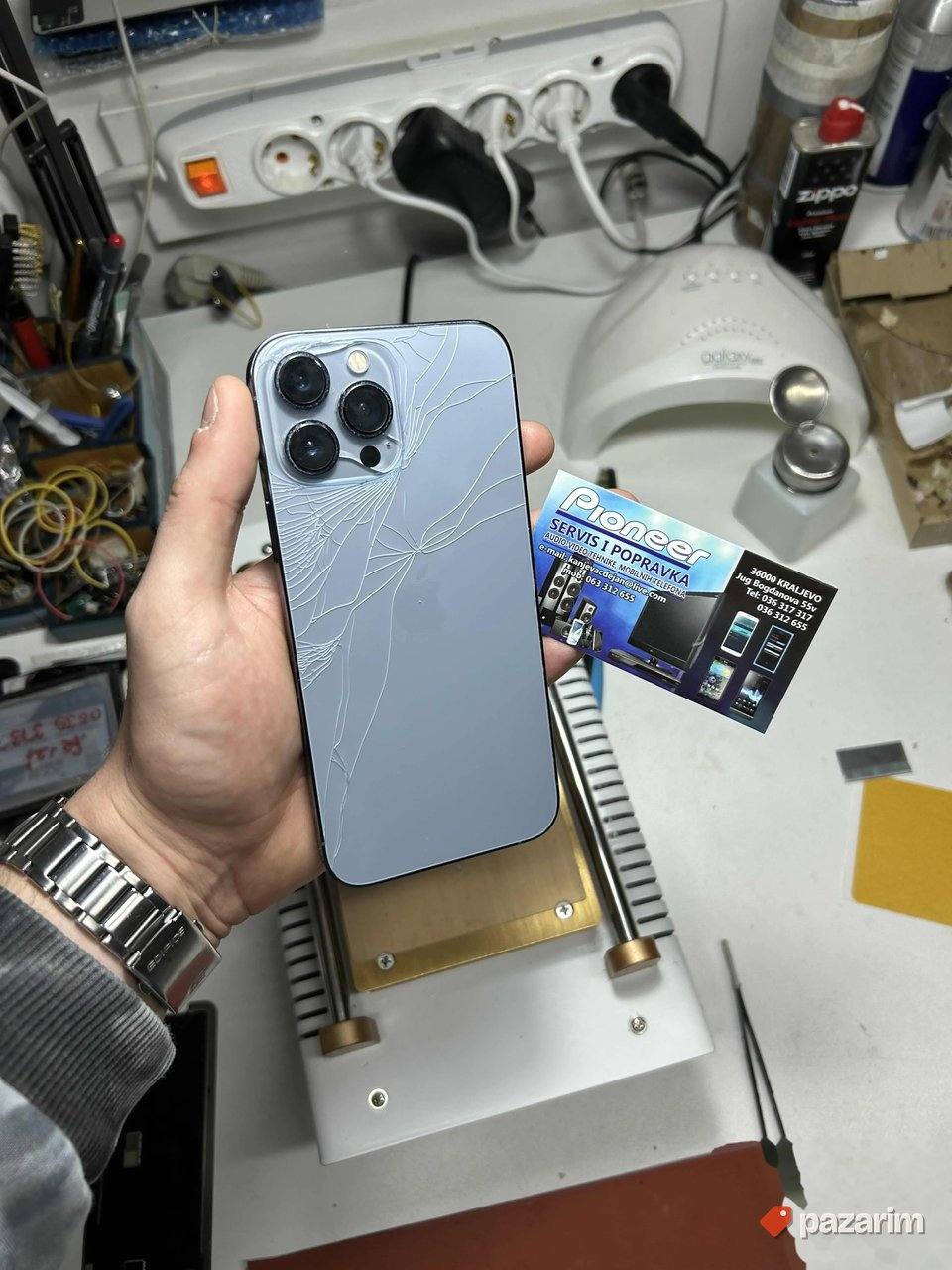 iPhone 12 mini zamena ledja /poklopca/ zadnjeg stakla 1