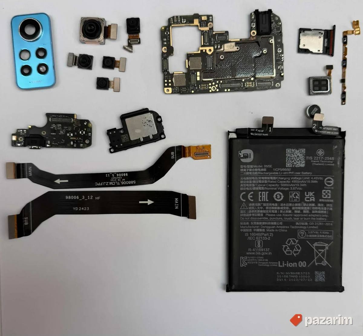 Redmi Note 12 Pro 4G Delovi Mat ploca/baterija/flet/kamere 1