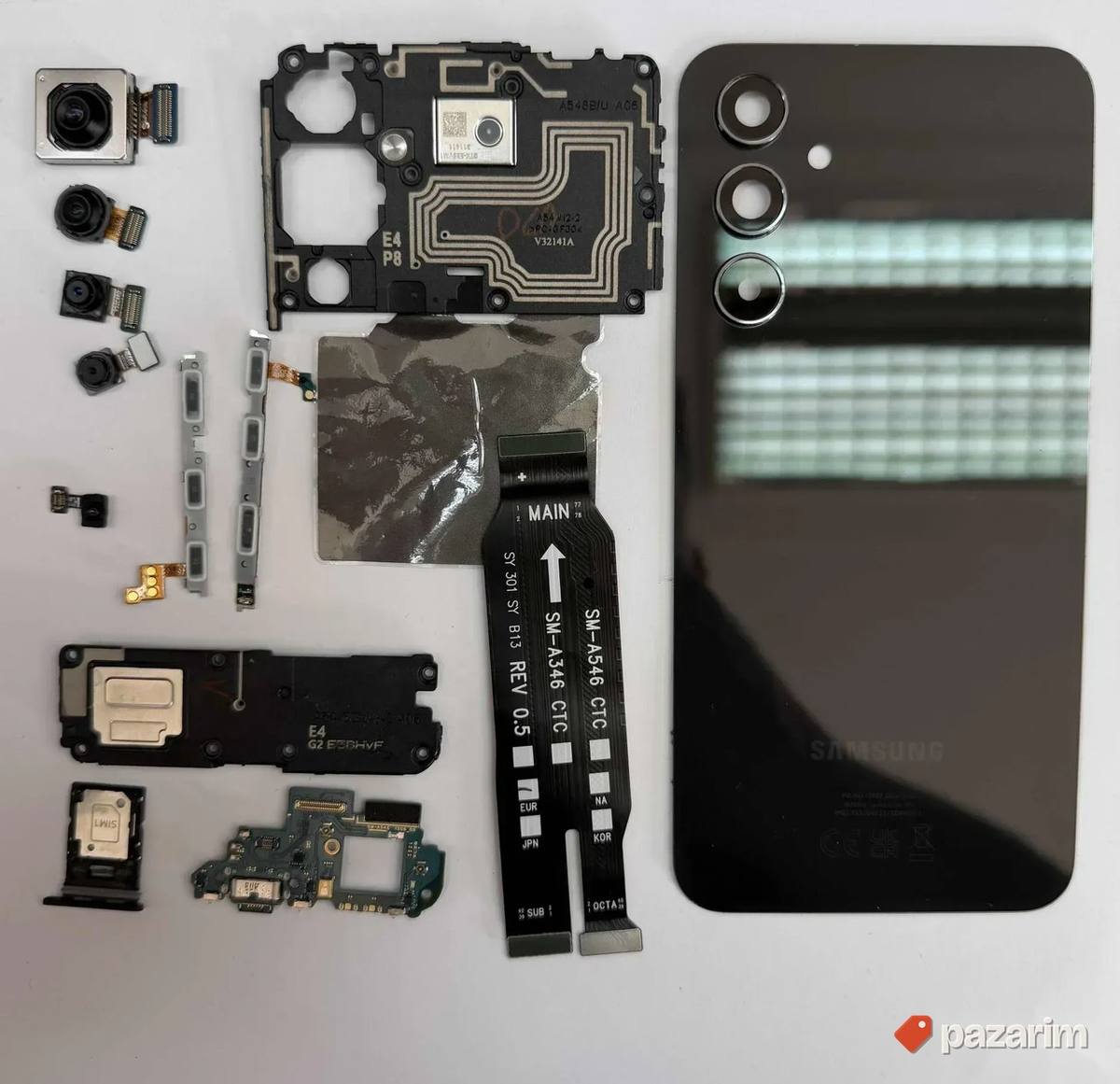Samsung A54 Delovi Kamere/flet/poklopac/buzzer 1
