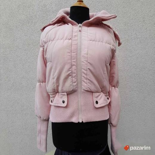 Roze jakna sa kapuljačom br 38