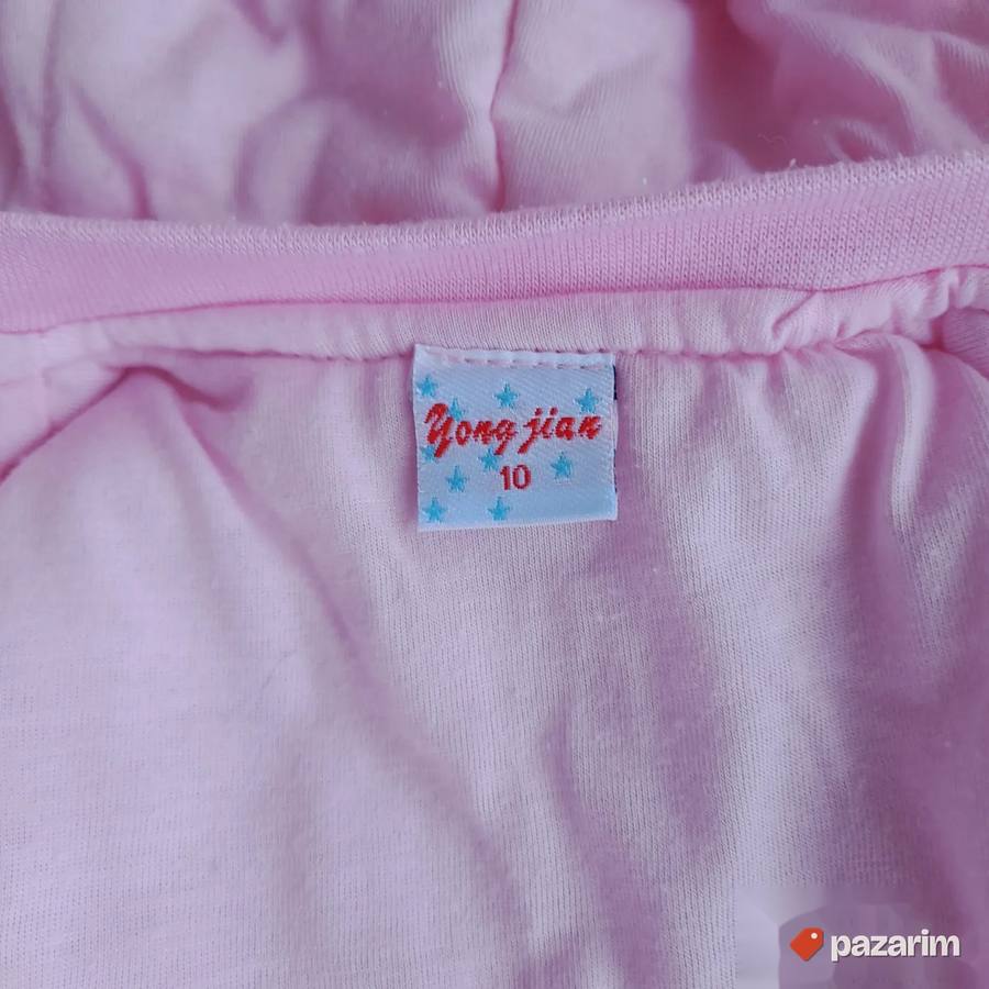 Roze pamučni skafander za devojčicu uzrasta 1 god 6