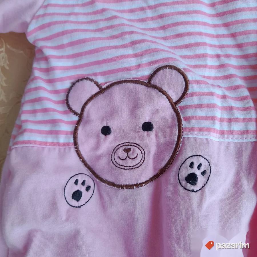 Roze pamučni skafander za devojčicu uzrasta 1 god 7