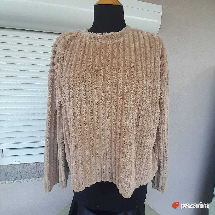 Zara bluza od rebrastog pliša vel M snizeno 2