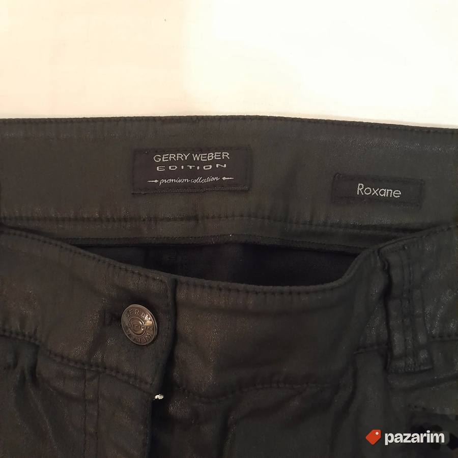 Gerry Weber crne ženske pantalone od eko-kože L 5