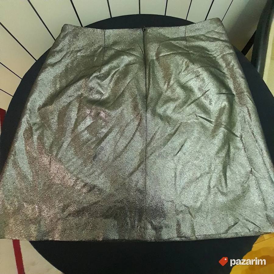 Koton zlatna suknja sa mašnom br 40 3