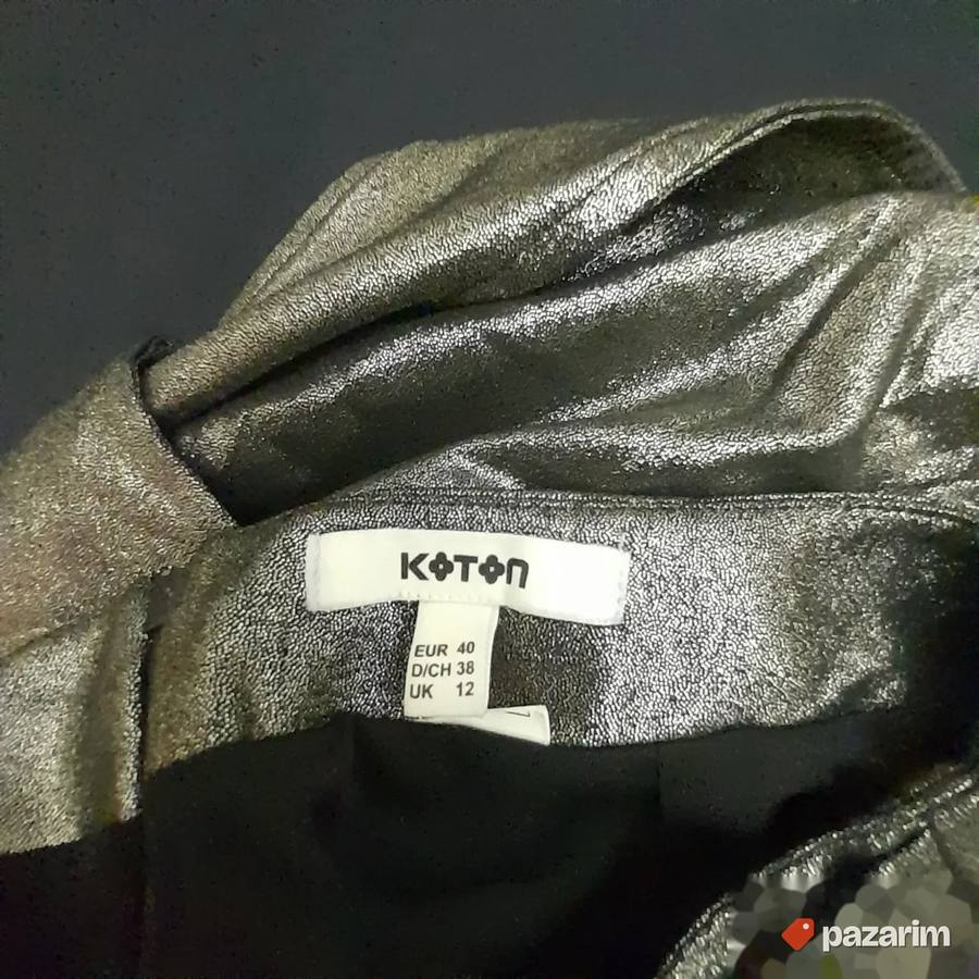 Koton zlatna suknja sa mašnom br 40 4