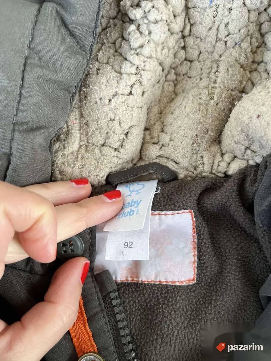 Maslinasto zelena topla jakna za dečaka od 2 god 3
