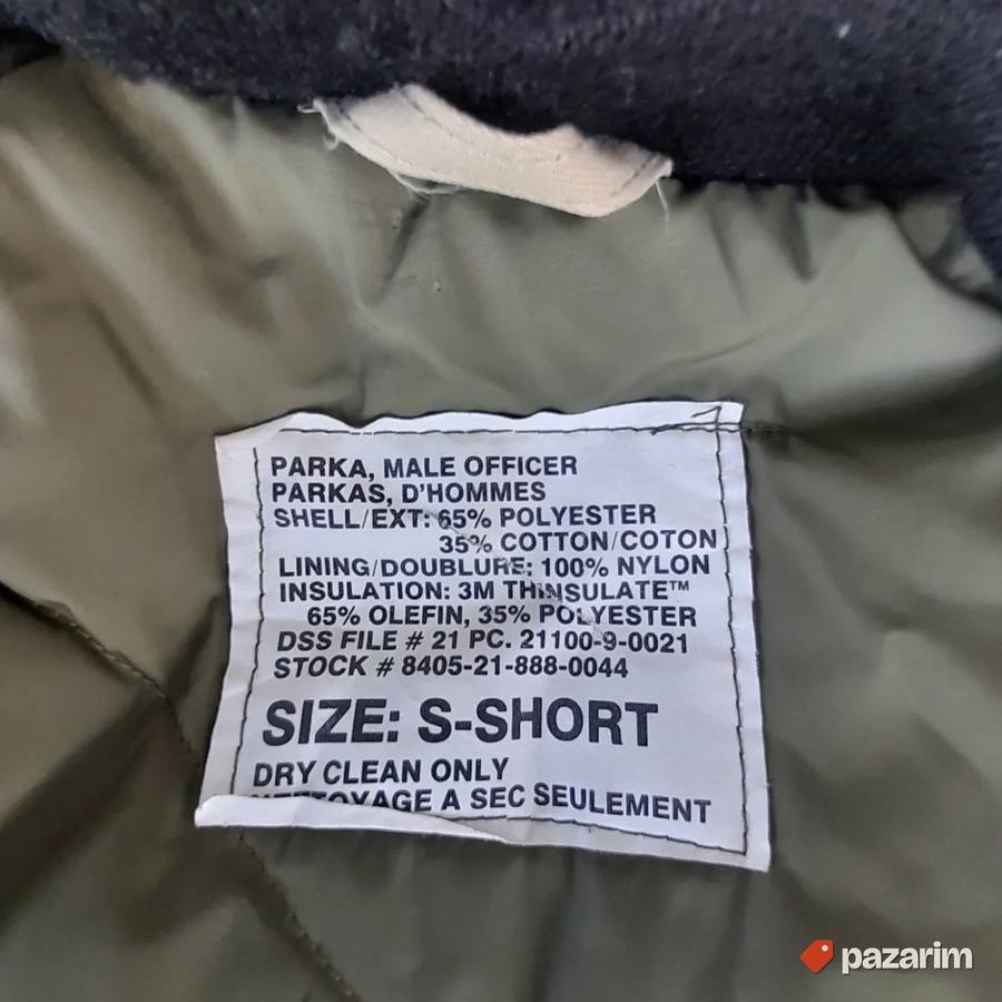 Parka male officer sa kapuljačom vel S 5