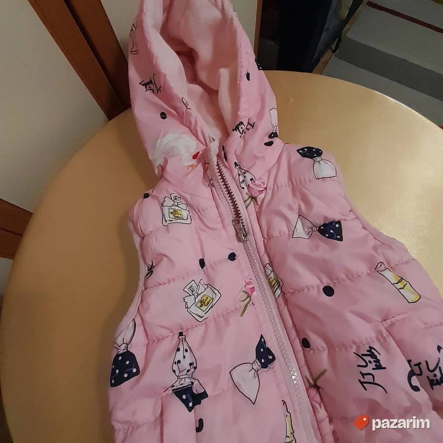 Prsluk sa kapuljačom za devojčicu od 2 god 3