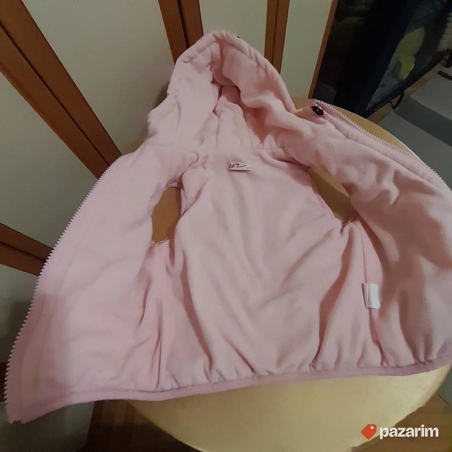 Prsluk sa kapuljačom za devojčicu od 2 god 5